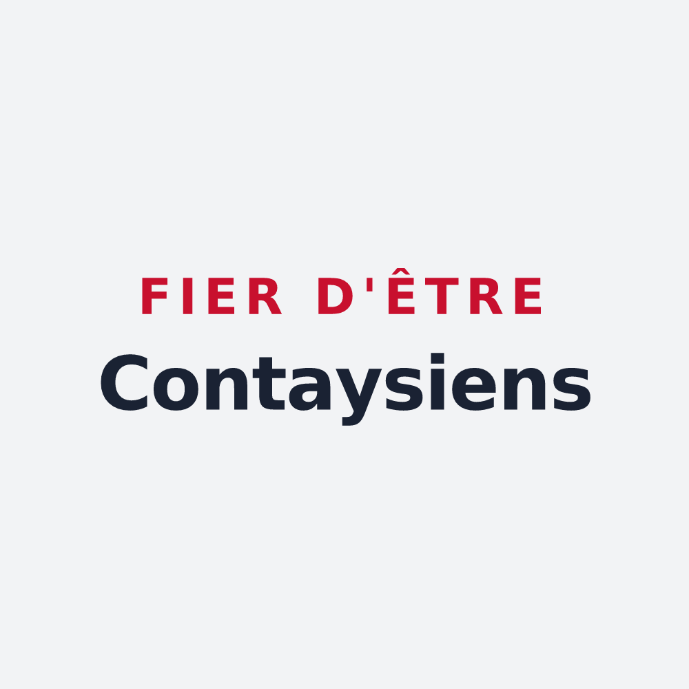 Poster « Fier d'être Contaysiens » — design pour Contay