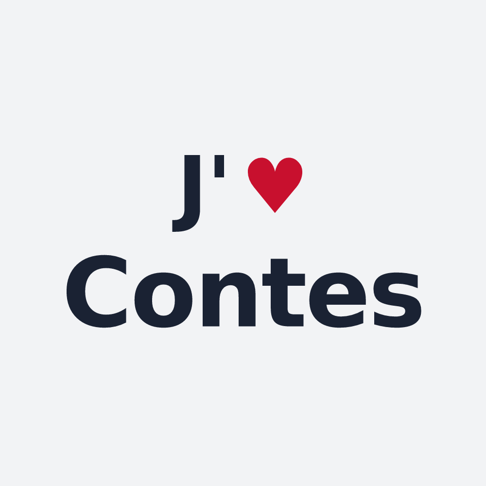 Poster personnalisé Contes — design J'aime Contes