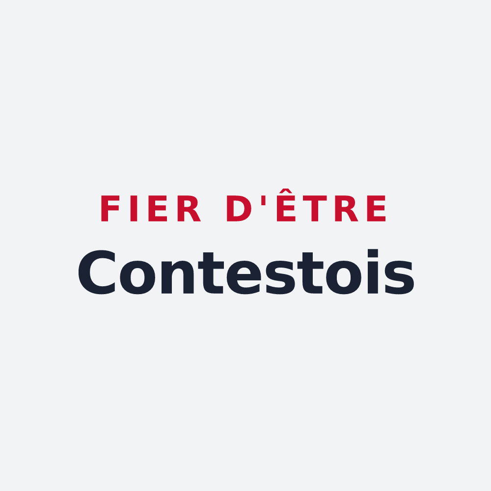 Poster « Fier d'être Contestois » — design pour Contest