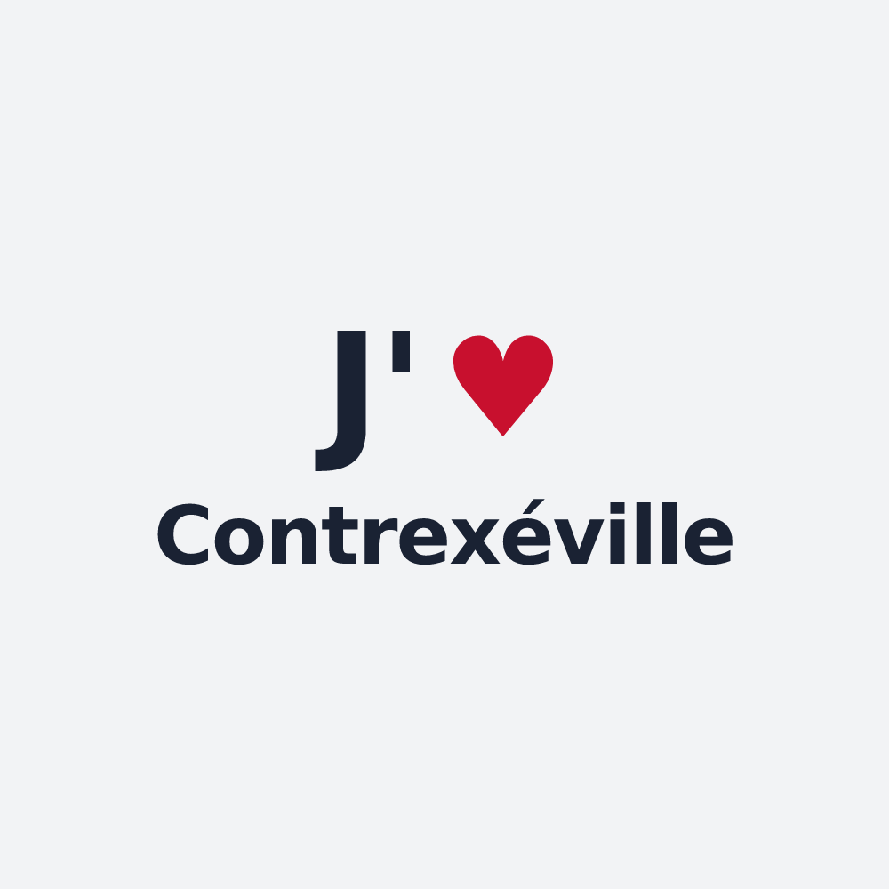 Poster personnalisé Contrexéville — design J'aime Contrexéville