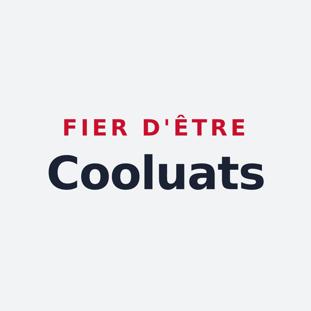 Poster « Fier d'être Cooluats » — design pour Coolus