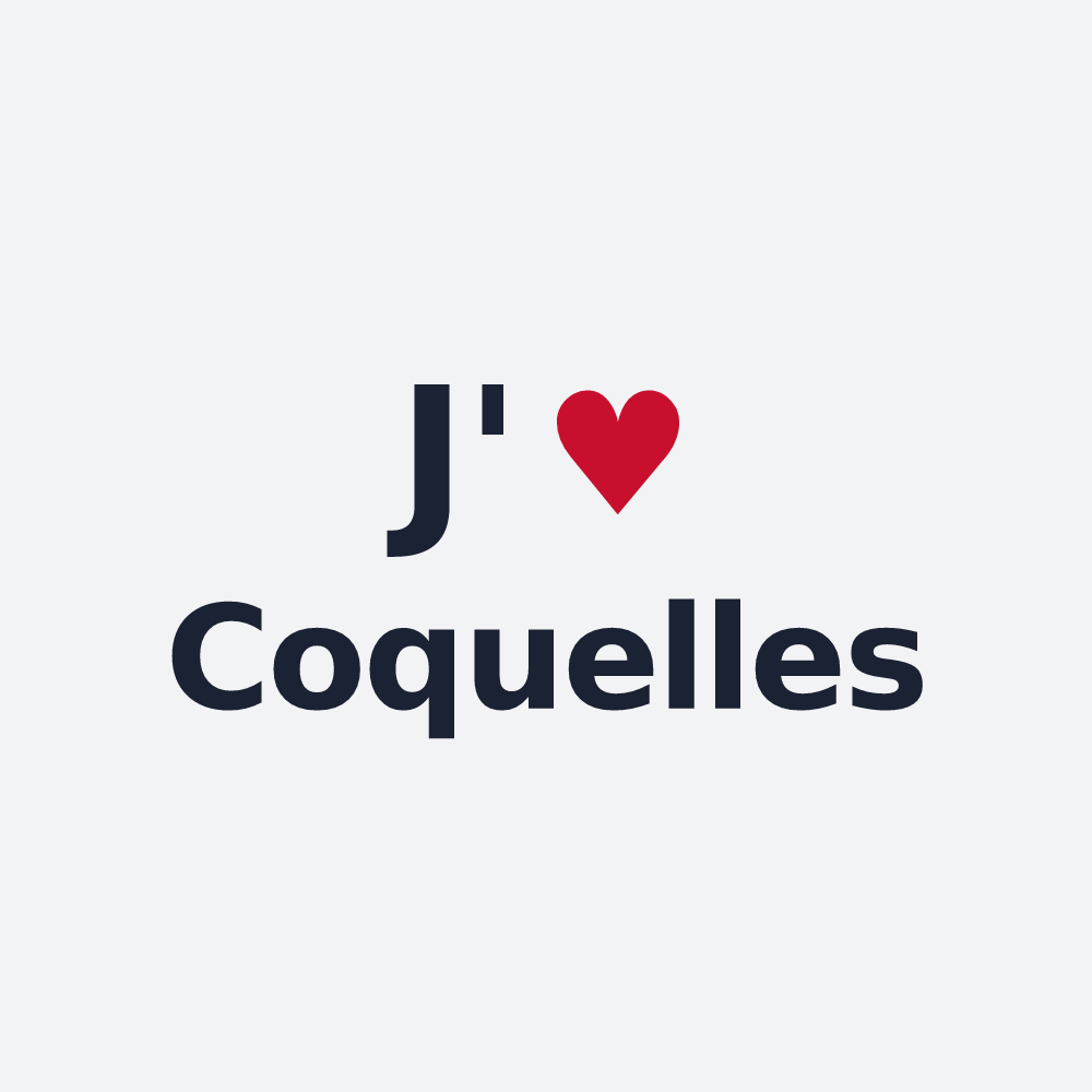 Poster personnalisé Coquelles — design J'aime Coquelles