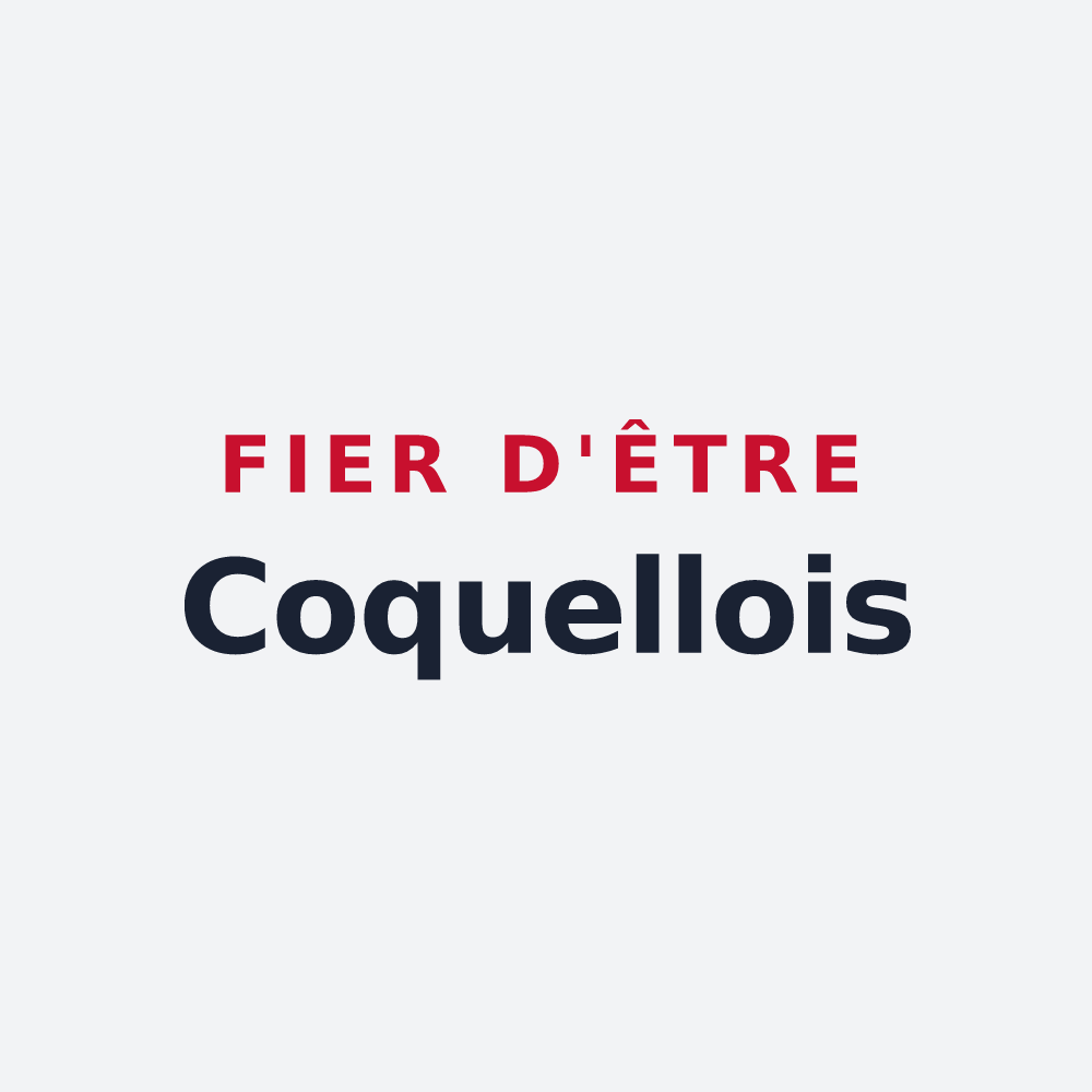 Poster « Fier d'être Coquellois » — design pour Coquelles