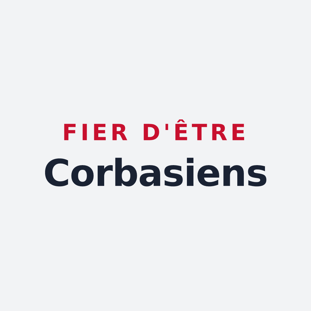 Poster « Fier d'être Corbasiens » — design pour Corbas