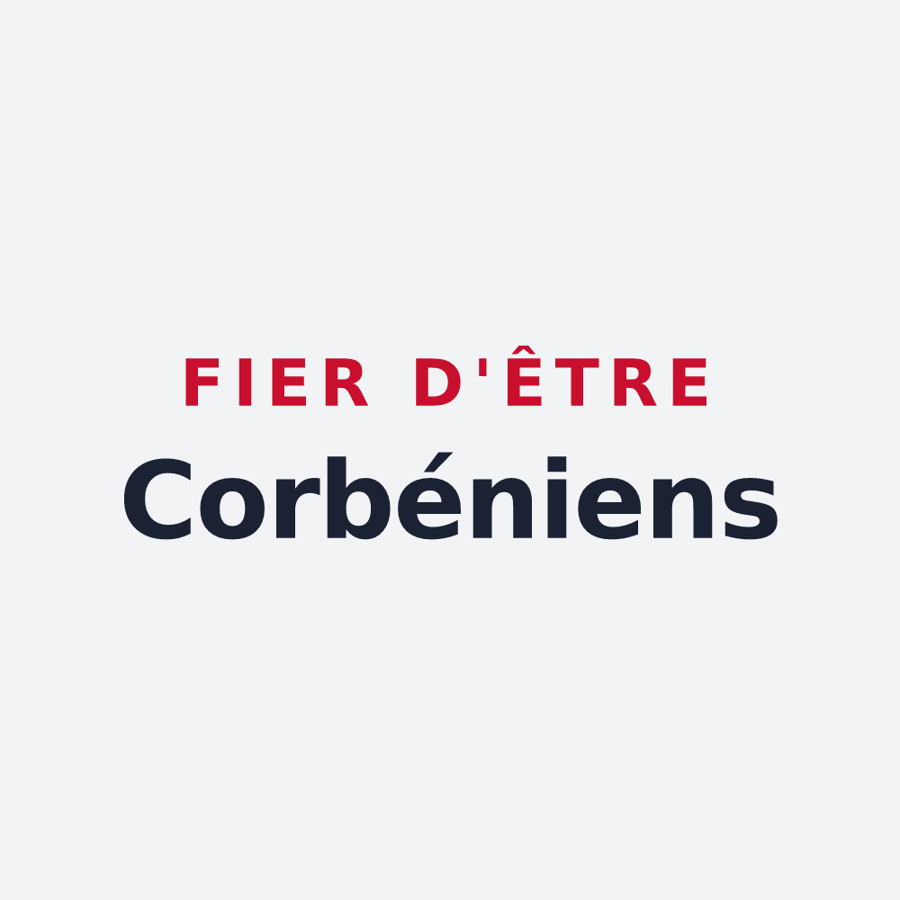 Poster « Fier d'être Corbéniens » — design pour Corbeny