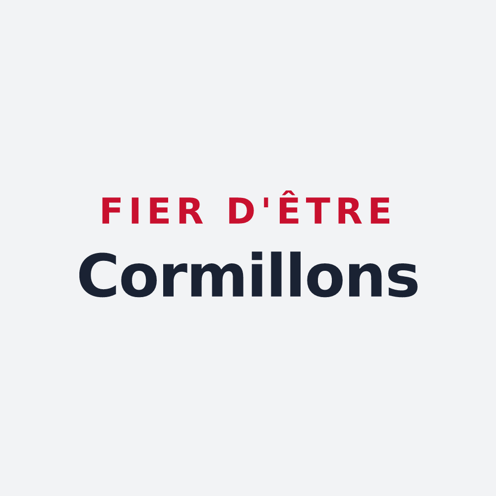 Poster « Fier d'être Cormillons » — design pour Corme-Écluse