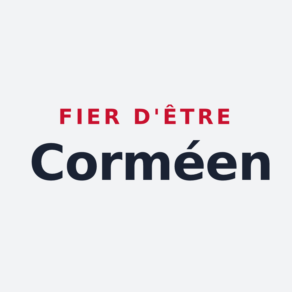 Poster « Fier d'être Corméen » — design pour Cormes