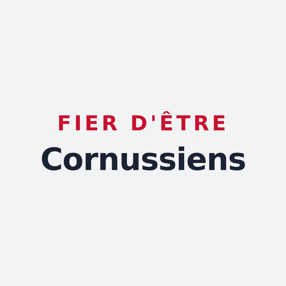 Poster « Fier d'être Cornussiens » — design pour Cornusse