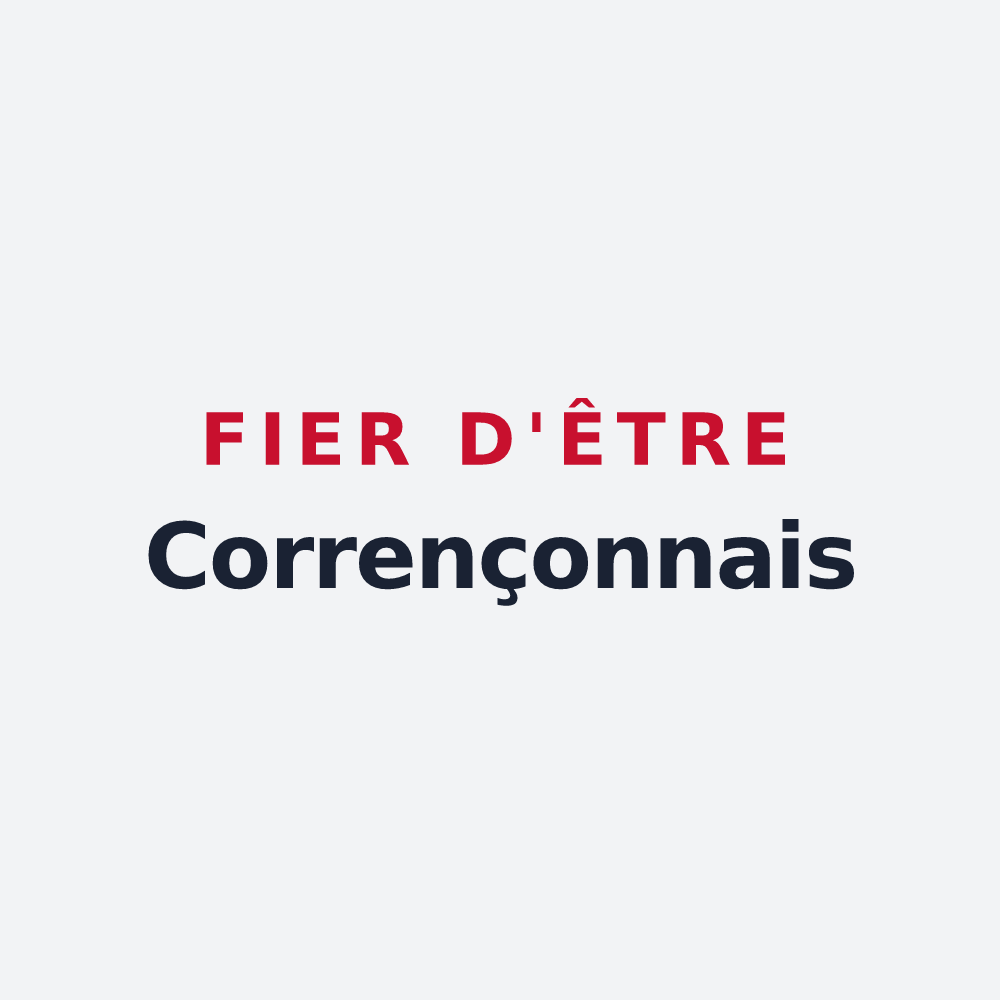 Poster « Fier d'être Corrençonnais » — design pour Corrençon-en-Vercors