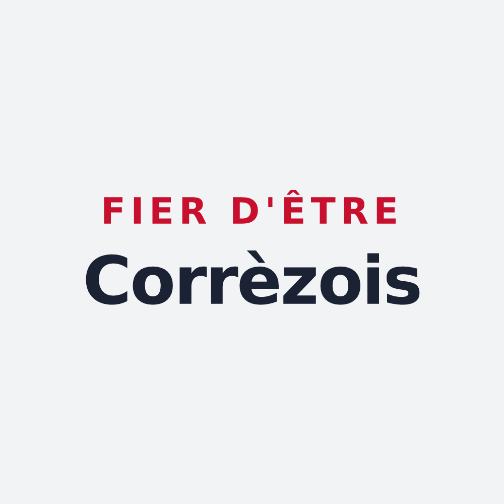 Poster « Fier d'être Corrèzois » — design pour Corrèze