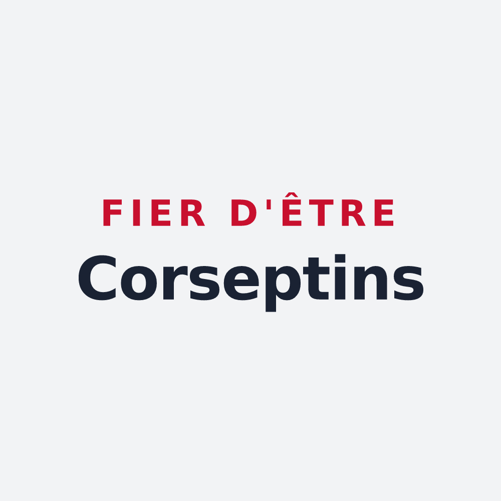 Poster « Fier d'être Corseptins » — design pour Corsept