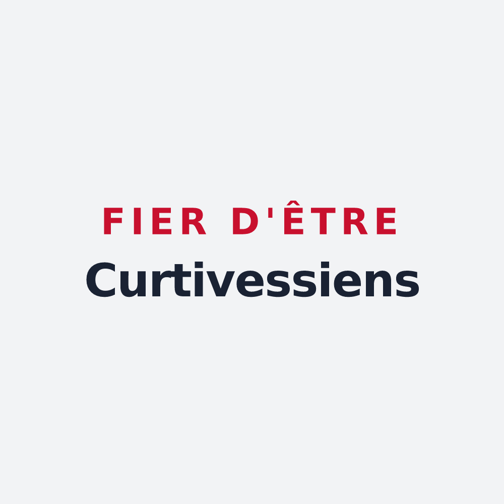 Poster « Fier d'être Curtivessiens » — design pour Corveissiat