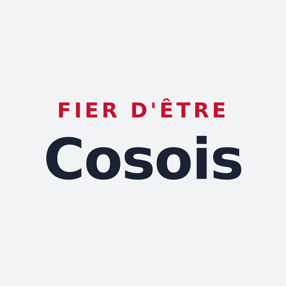 Poster « Fier d'être Cosois » — design pour Cos