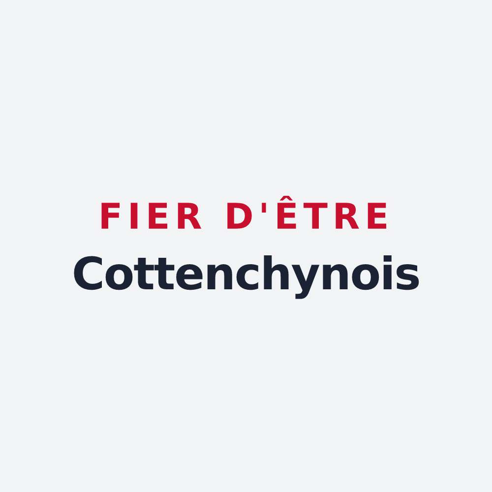 Poster « Fier d'être Cottenchynois » — design pour Cottenchy