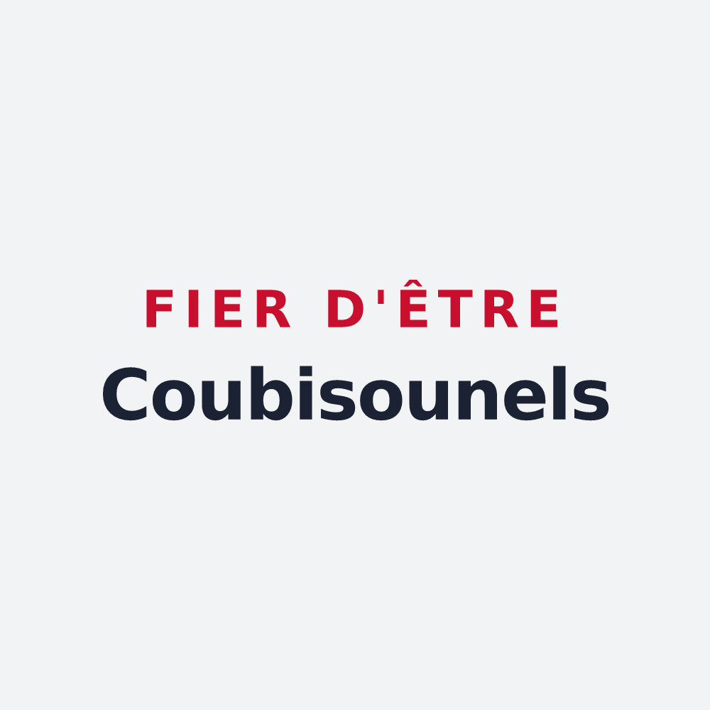 Poster « Fier d'être Coubisounels » — design pour Coubisou