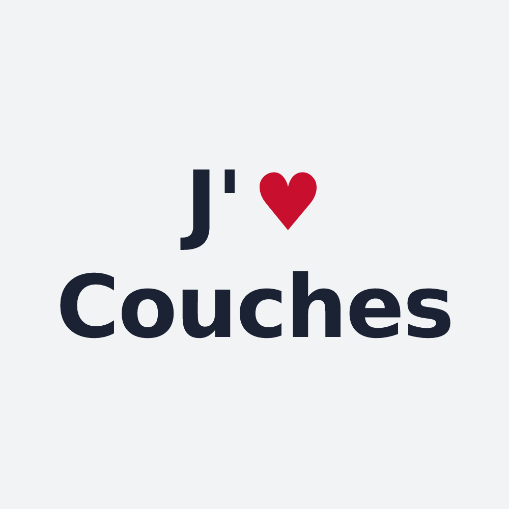 Poster personnalisé Couches — design J'aime Couches