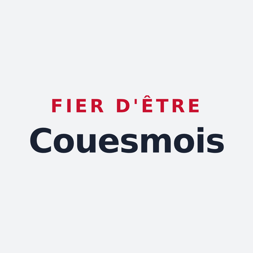 Poster « Fier d'être Couesmois » — design pour Couesmes
