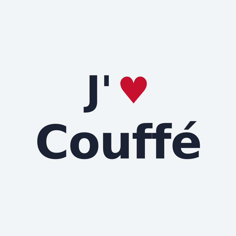 Poster personnalisé Couffé — design J'aime Couffé