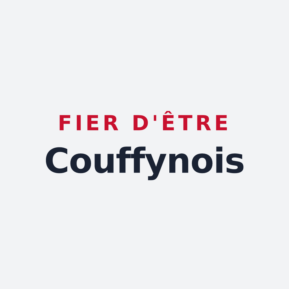 Poster « Fier d'être Couffynois » — design pour Couffy-sur-Sarsonne