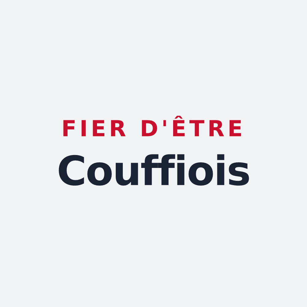 Poster « Fier d'être Couffiois » — design pour Couffy