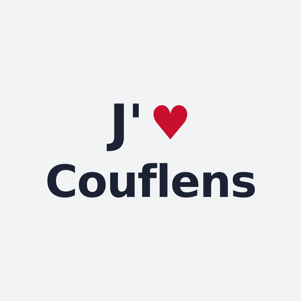 Poster personnalisé Couflens — design J'aime Couflens