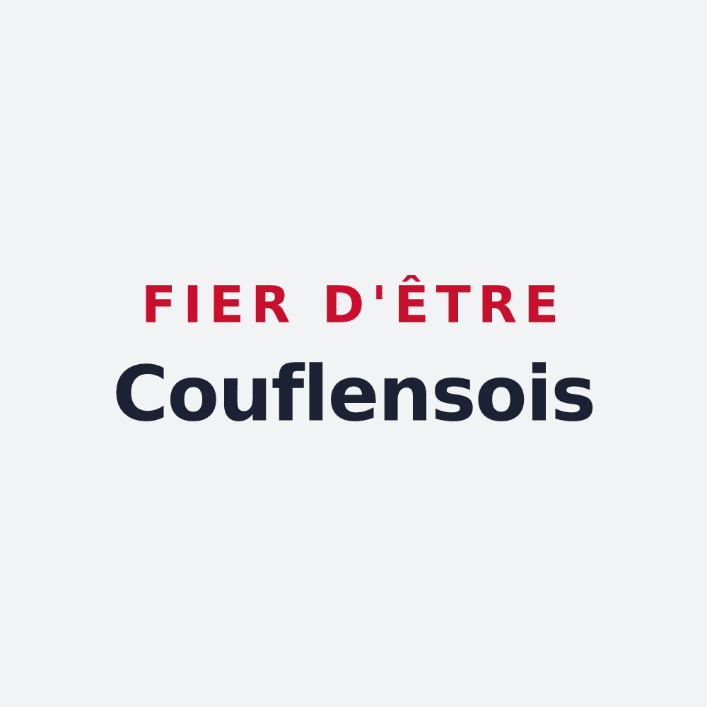 Poster « Fier d'être Couflensois » — design pour Couflens
