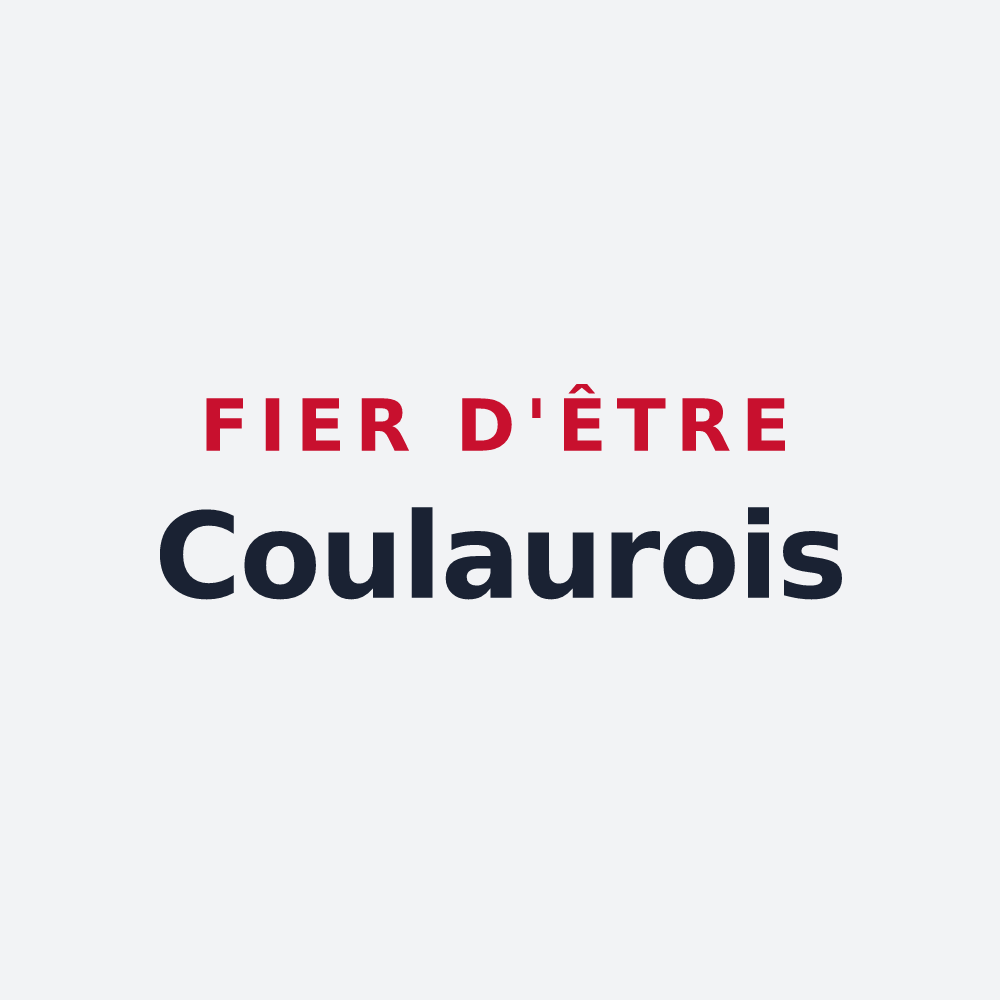 Poster « Fier d'être Coulaurois » — design pour Coulaures