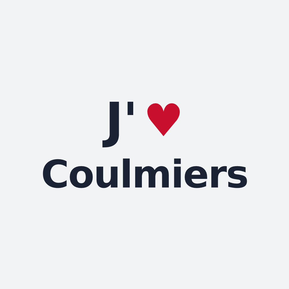 Poster personnalisé Coulmiers — design J'aime Coulmiers