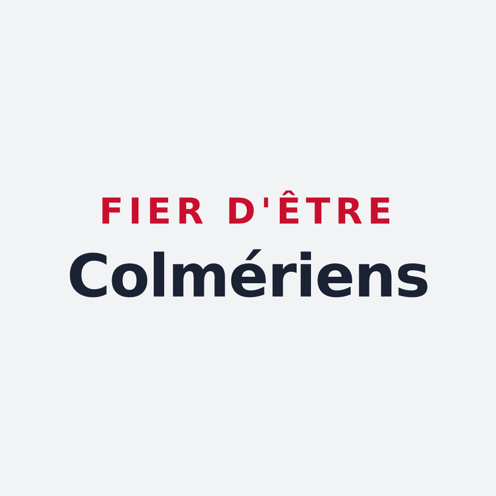 Poster « Fier d'être Colmériens » — design pour Coulmiers