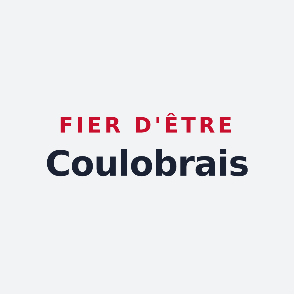 Poster « Fier d'être Coulobrais » — design pour Coulobres