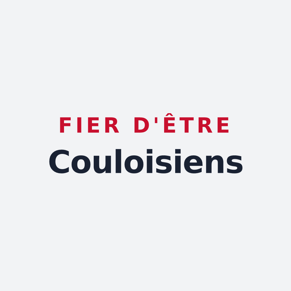 Poster « Fier d'être Couloisiens » — design pour Couloisy