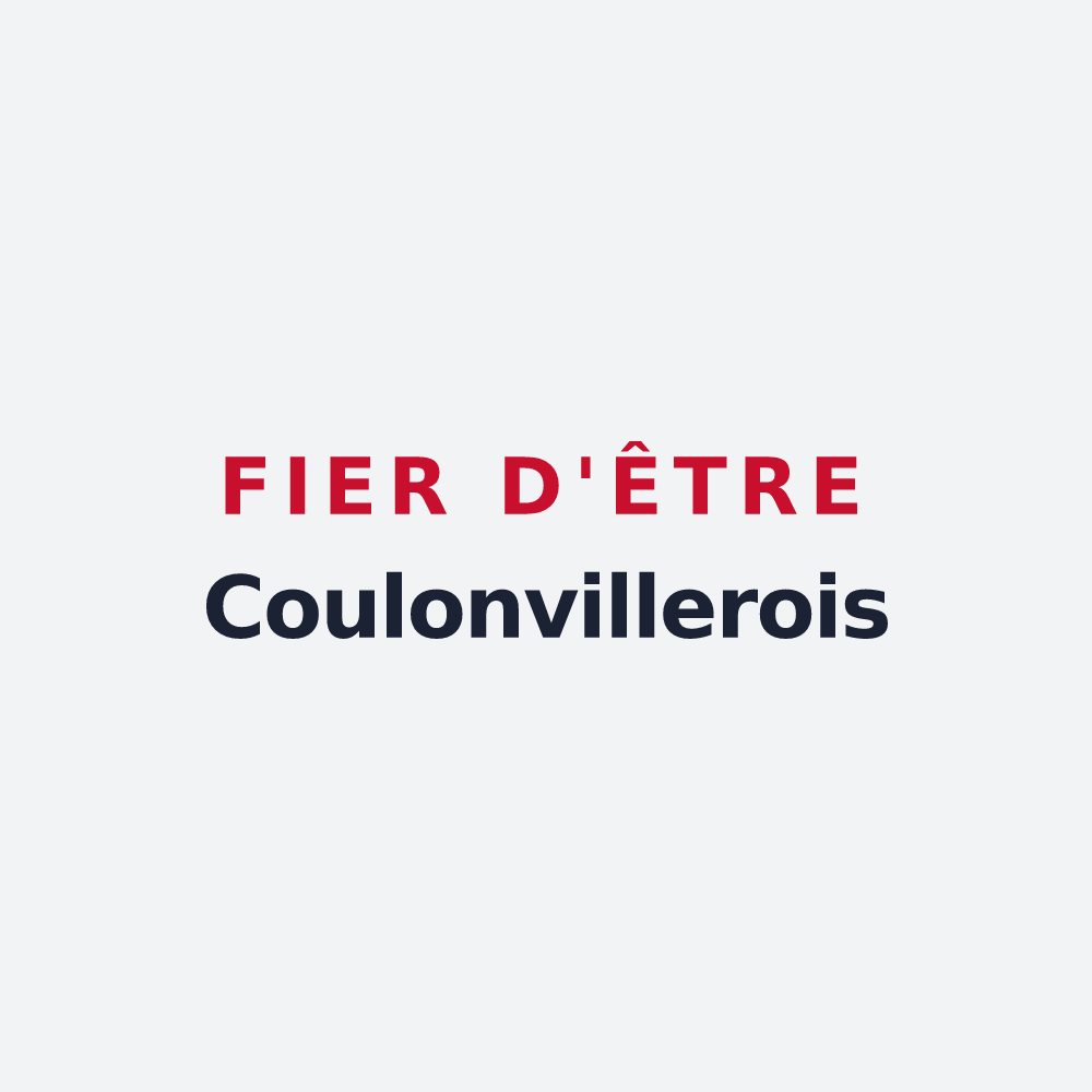 Poster « Fier d'être Coulonvillerois » — design pour Coulonvillers