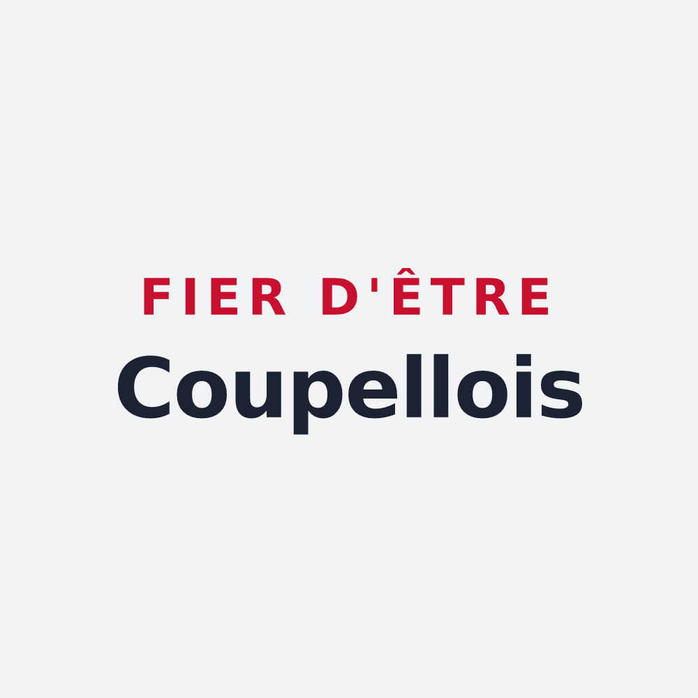 Poster « Fier d'être Coupellois » — design pour Coupelle-Vieille