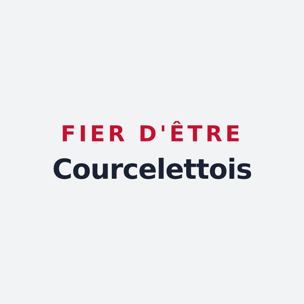 Poster « Fier d'être Courcelettois » — design pour Courcelette