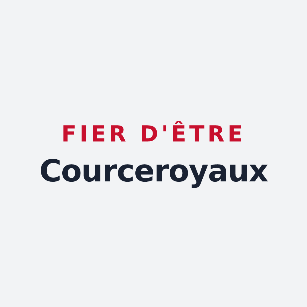 Poster « Fier d'être Courceroyaux » — design pour Courceroy