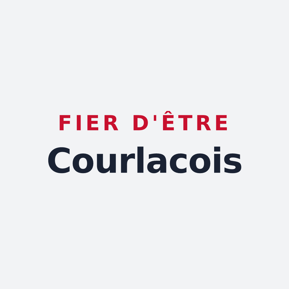 Poster « Fier d'être Courlacois » — design pour Courlac