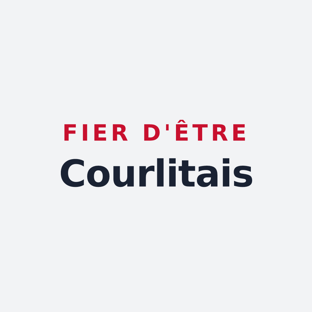 Poster « Fier d'être Courlitais » — design pour Courlay