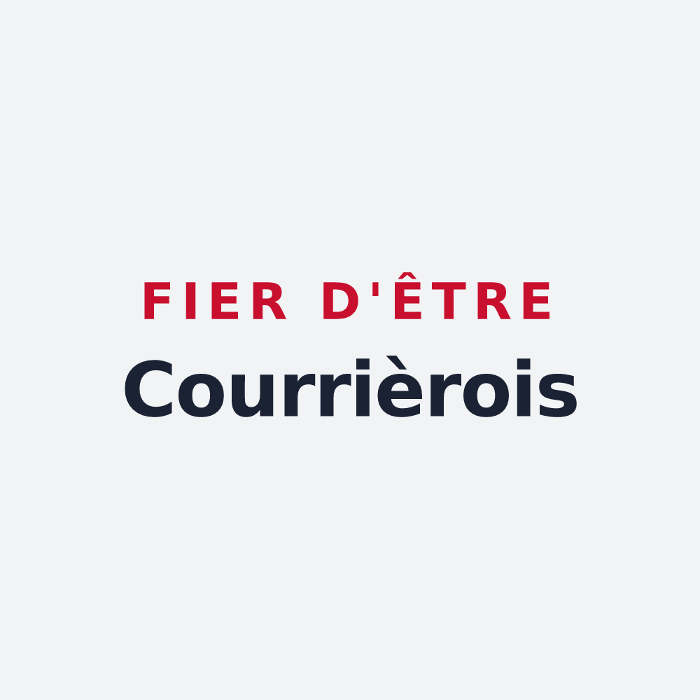 Poster « Fier d'être Courrièrois » — design pour Courrières