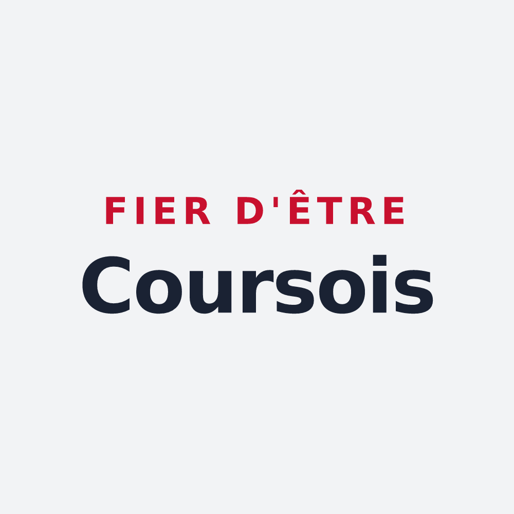 Poster « Fier d'être Coursois » — design pour Cours-de-Monségur