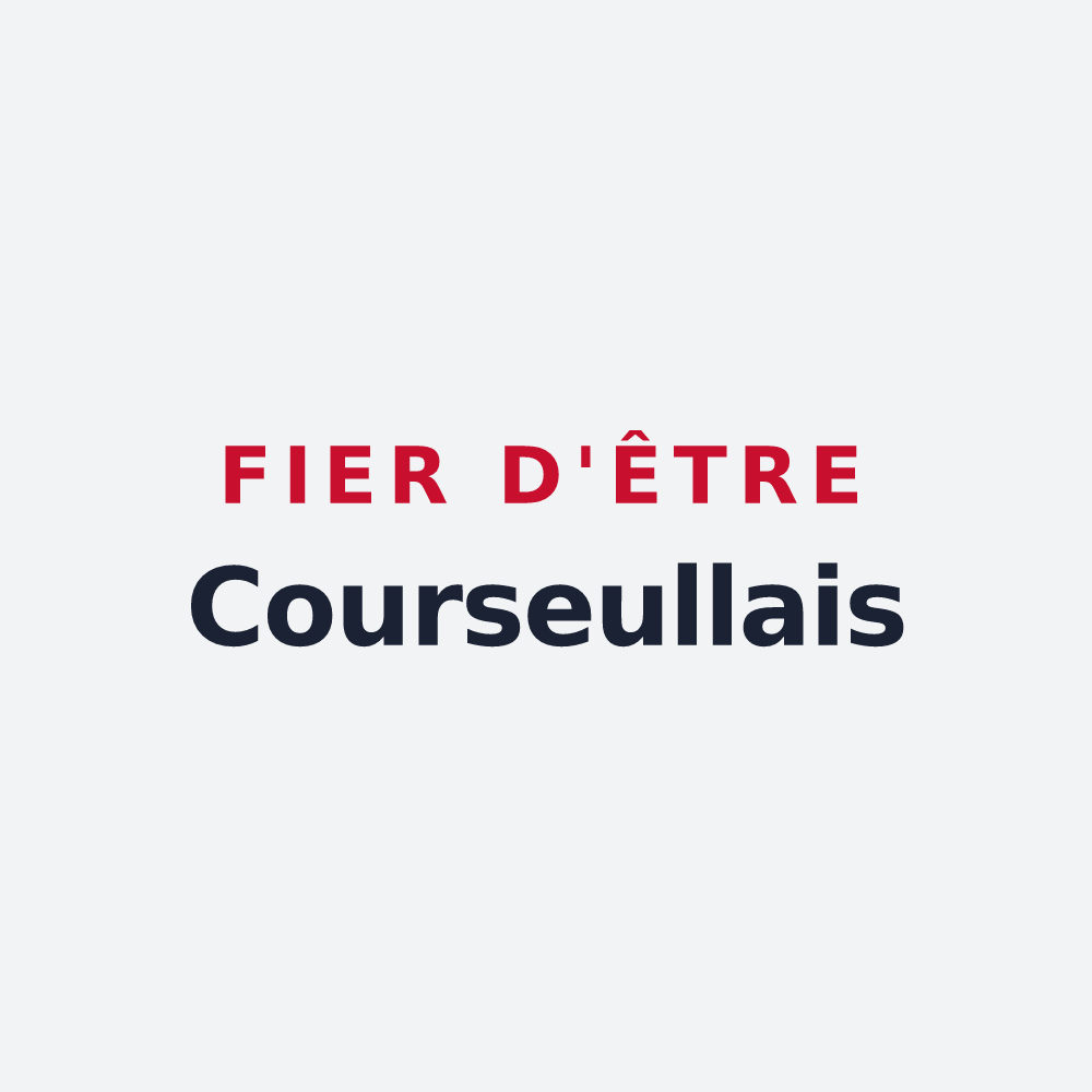 Poster « Fier d'être Courseullais » — design pour Courseulles-sur-Mer