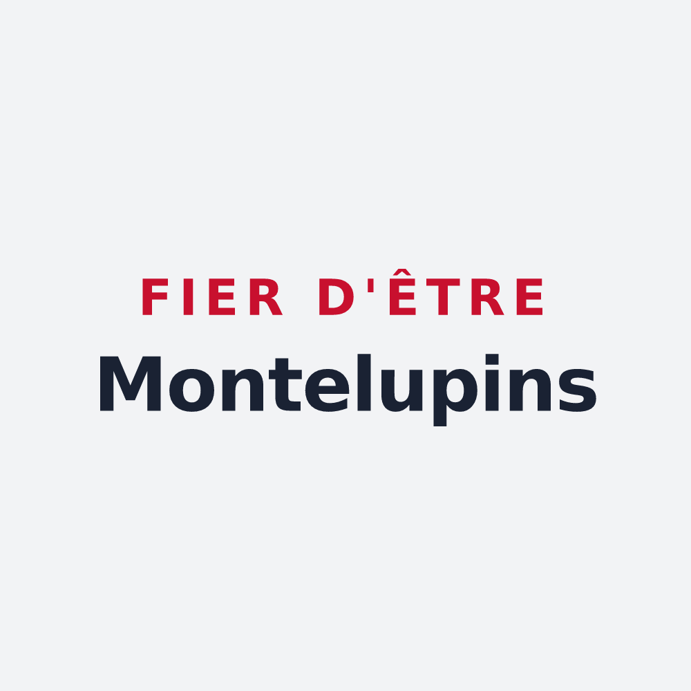 Poster « Fier d'être Montelupins » — design pour Courson-Monteloup