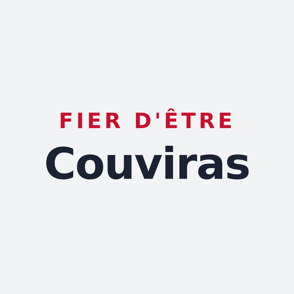 Poster « Fier d'être Couviras » — design pour Courvières