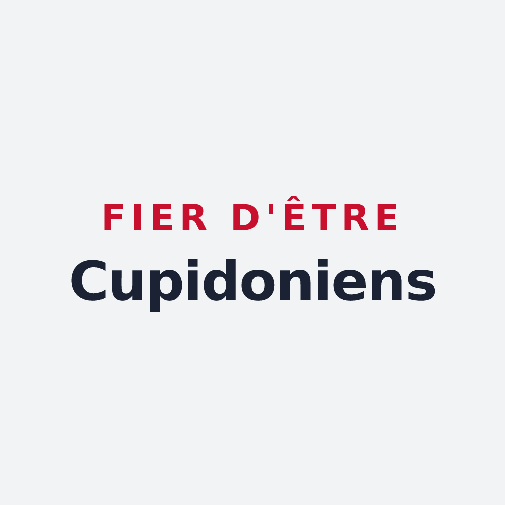 Poster « Fier d'être Cupidoniens » — design pour Couvonges