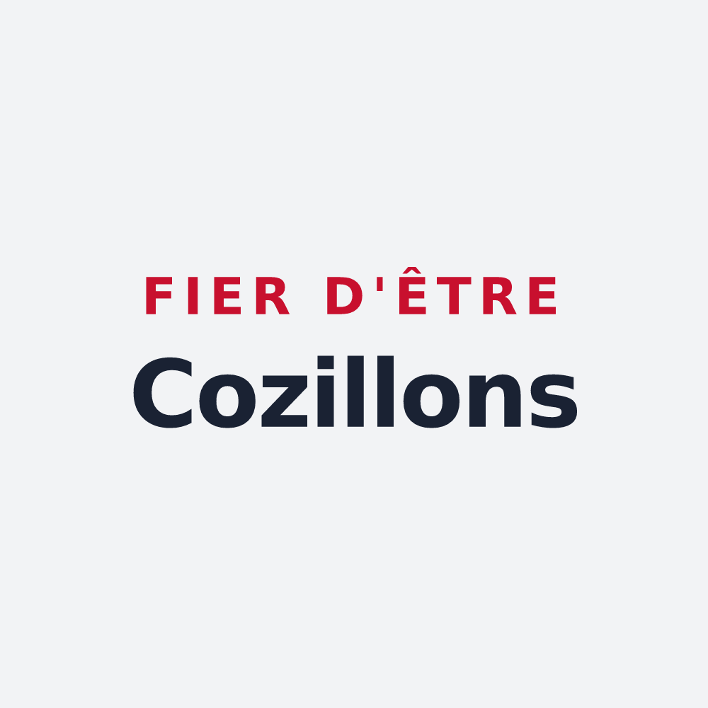 Poster « Fier d'être Cozillons » — design pour Cozes