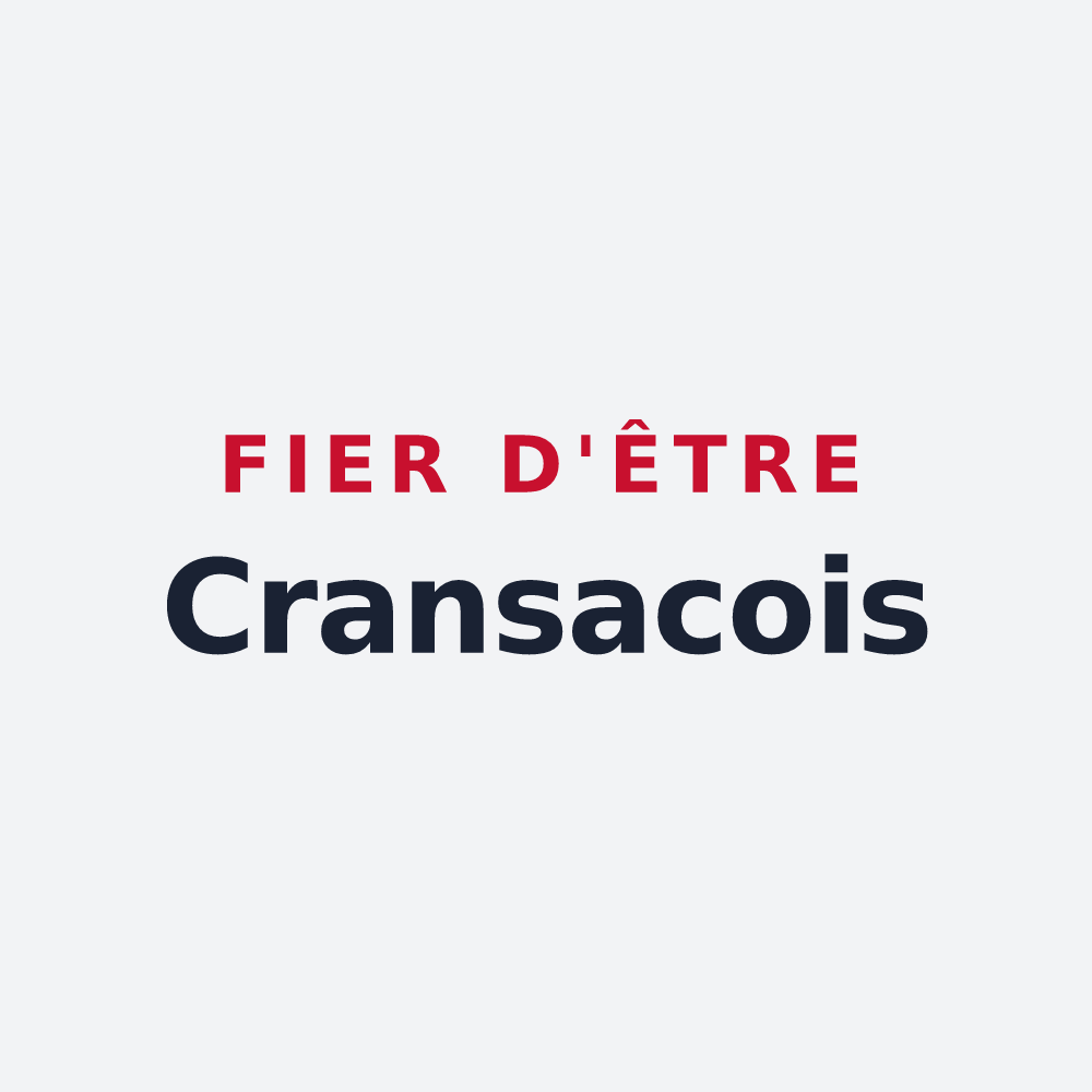 Poster « Fier d'être Cransacois » — design pour Cransac-les-Thermes