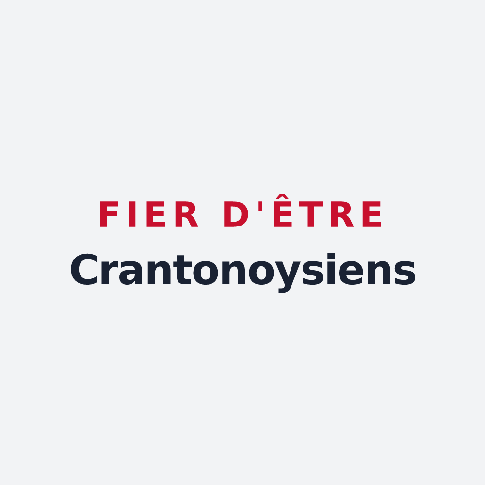 Poster « Fier d'être Crantonoysiens » — design pour Crantenoy