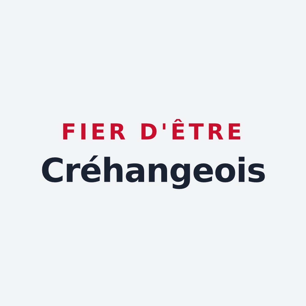 Poster « Fier d'être Créhangeois » — design pour Créhange