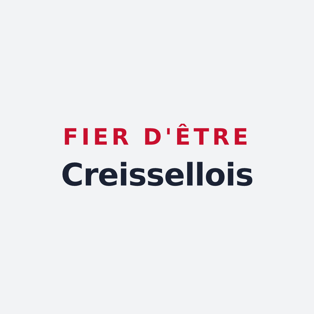 Poster « Fier d'être Creissellois » — design pour Creissels