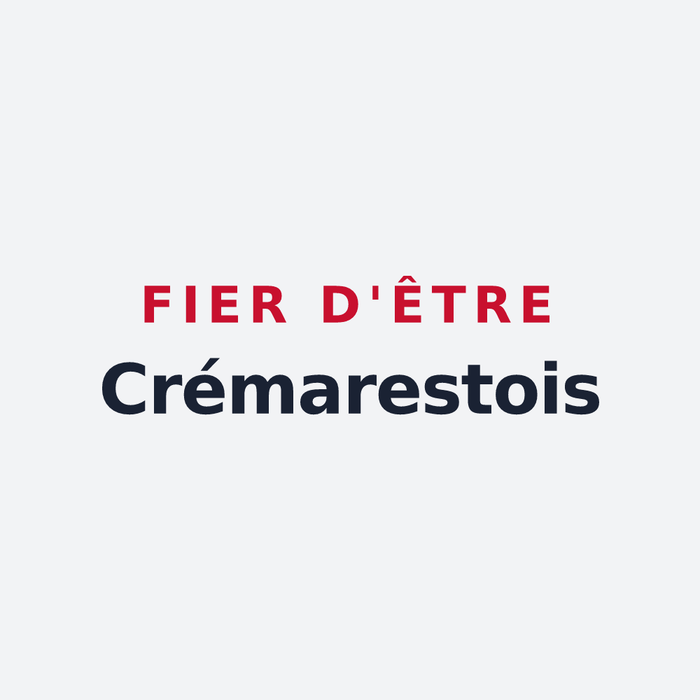 Poster « Fier d'être Crémarestois » — design pour Crémarest