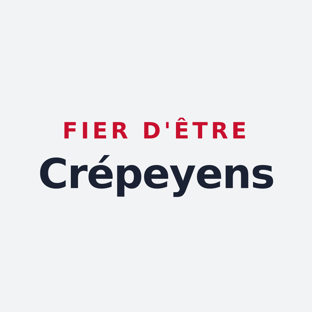 Poster « Fier d'être Crépeyens » — design pour Crépey